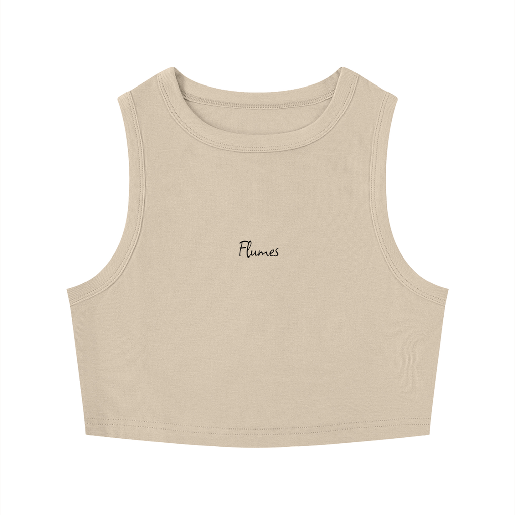 Women's Tight Crewneck Crop Tank Top