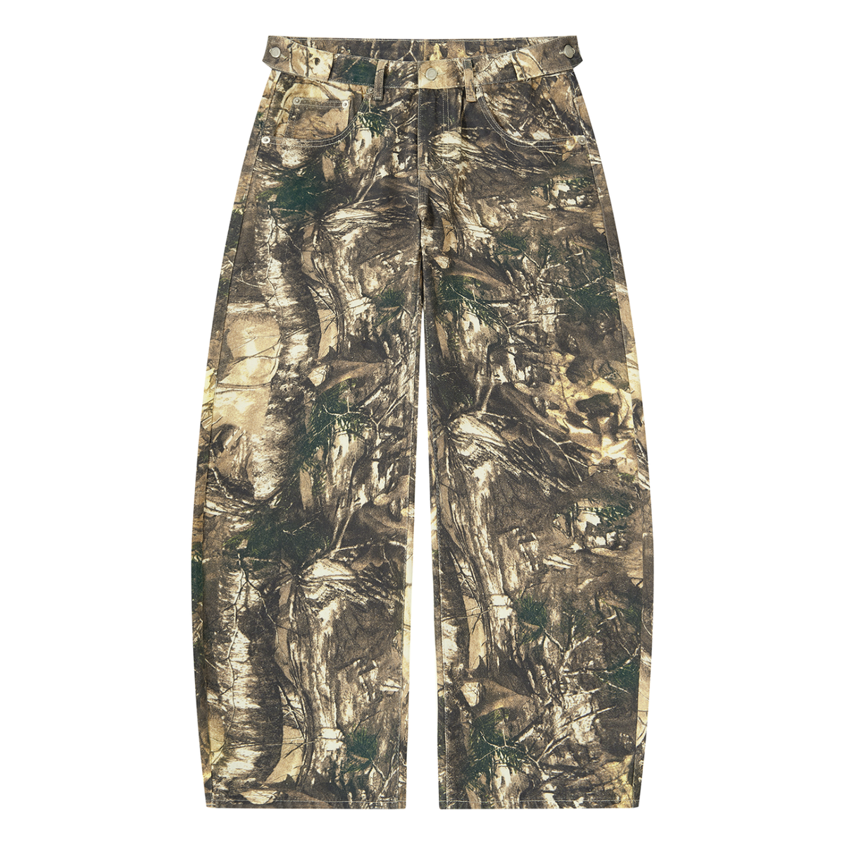 Men's Tree Camo Barrel Leg Pants