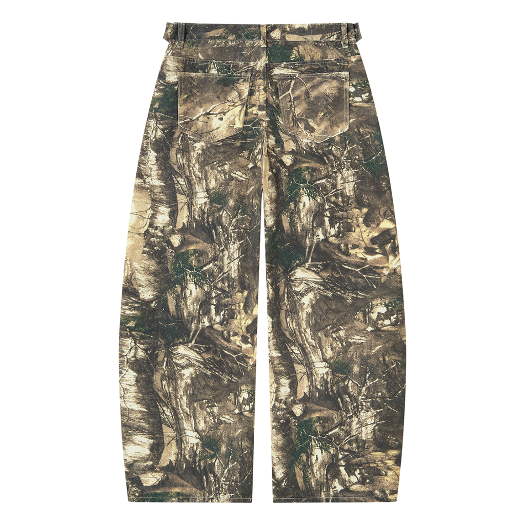 Men's Tree Camo Barrel Leg Pants