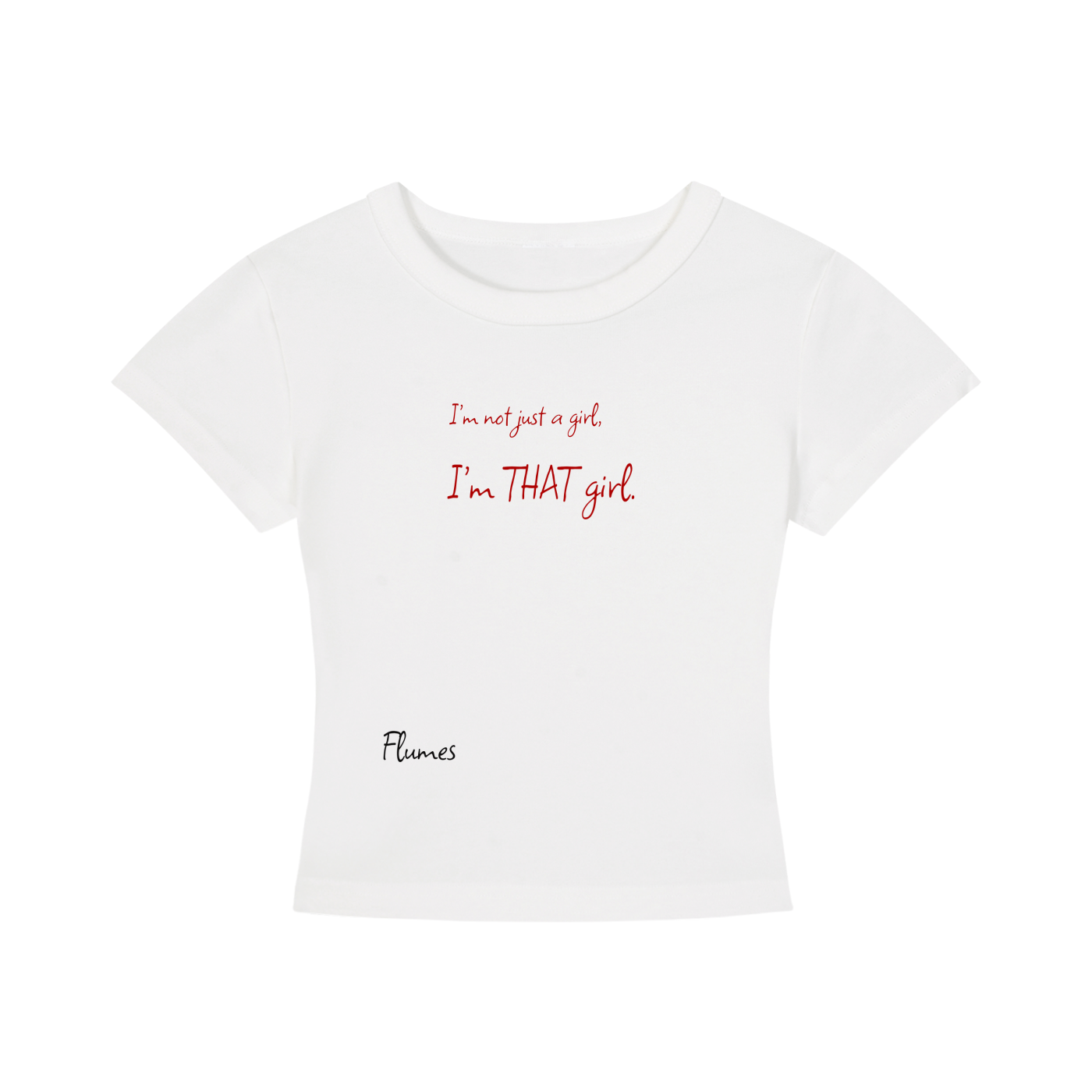 THAT girl Cropped T-Shirt
