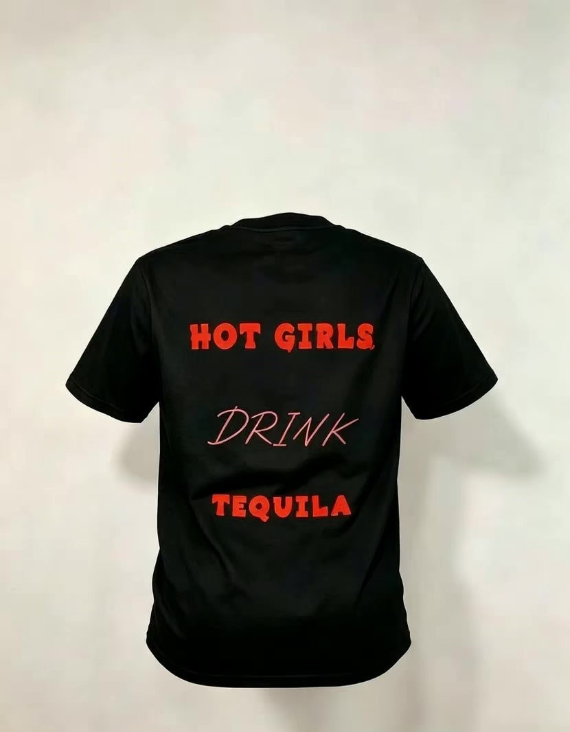 Hot Girls Drink Tequila T-shirt